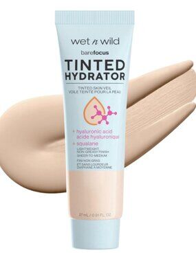 🆕 wet n wild Bare Focus Tinted Hydrator Matte Natural Finish – Light Medium